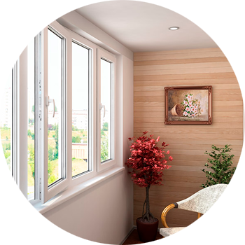 Теплое остекление